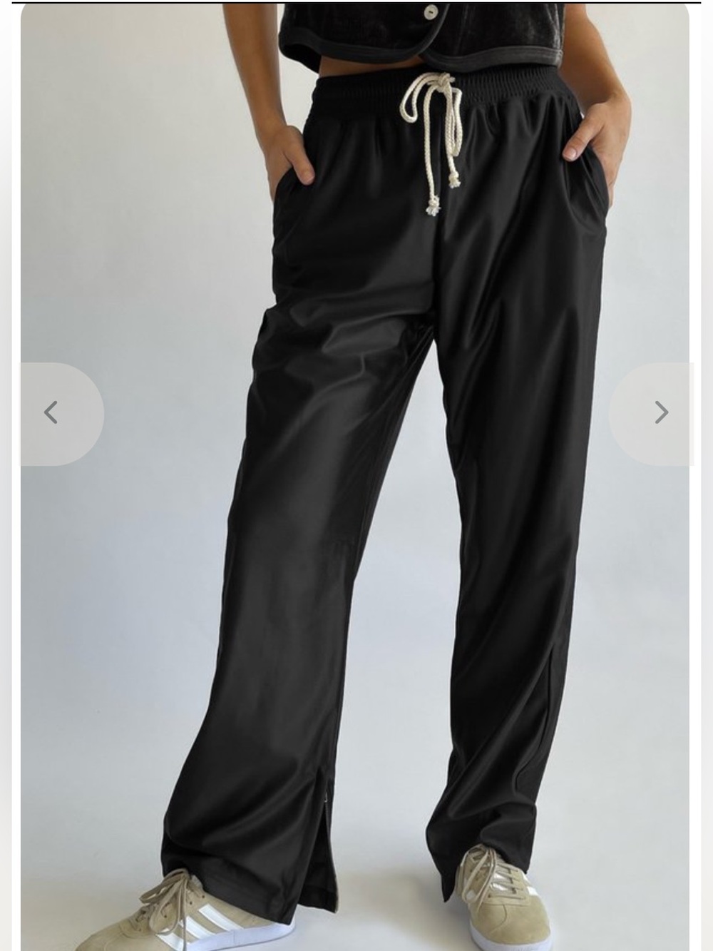 DONNI. Track Pant in Jet Size Small